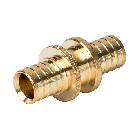 Муфта латунная для PEX-PEX труб 25-25 PN 16 под надвижную гильзу MVI SF.422.06 купить в Москве | "Проконсим"